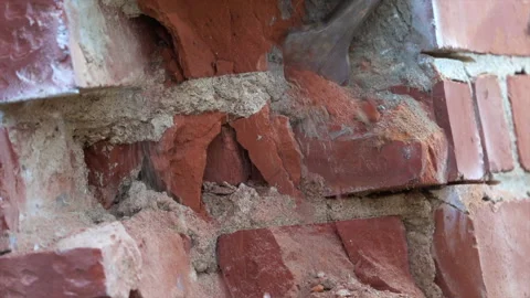 Working with an electric chisel Stock Footage 142939113