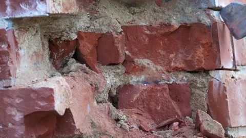 Working with an electric chisel Stock Footage 142939229