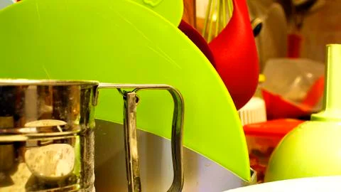 Working environment in the kitchen Stock Photos