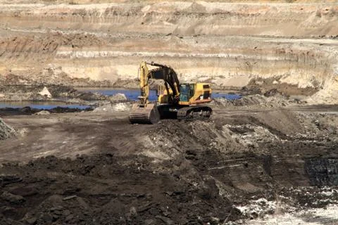 Working Excavator Stock Photos