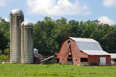 Working Farm Foto stock