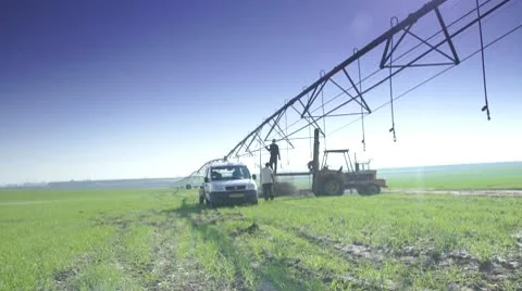 Working in the fields 1 스톡 동영상 10724956