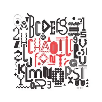 Working font Stock Illustration