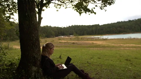 Working in the forest Stock-Footage 251574143