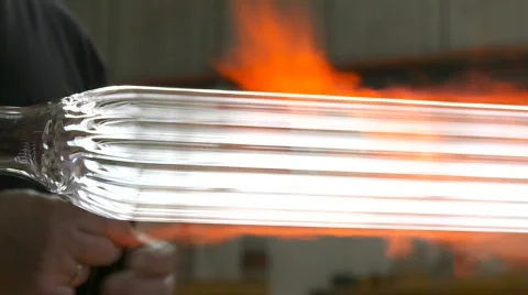 Working with Glass Stock-Footage 479059