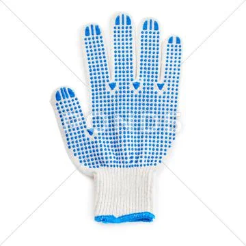 Working glove over isolated white background Stock Photos