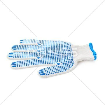 Working glove over isolated white background Stock Photos