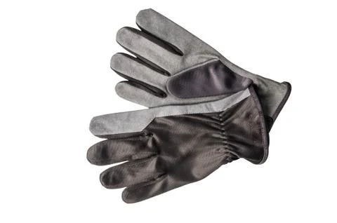 Working gloves, isolated on a white Stock Photos