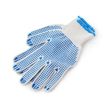Working gloves over isolated white background Stock Photos