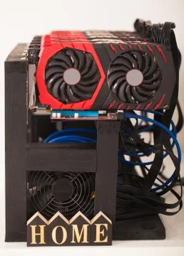 Working graphic video cards for e-currency. Computer for Bitcoin and Photos