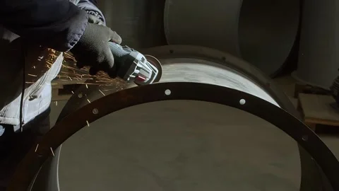 Working With Grinder  Stock Footage 149332118