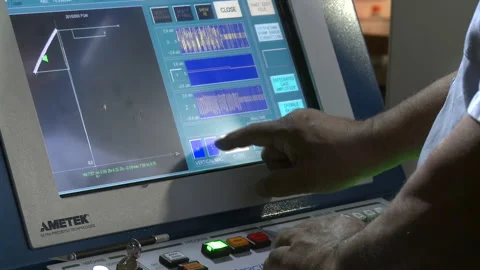 Working hands precision machinery Video stock 167483673