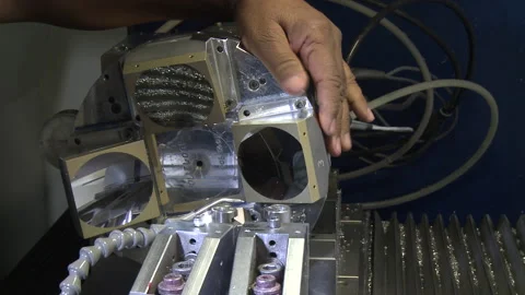 Working hands precision machinery Stock Footage 167483787