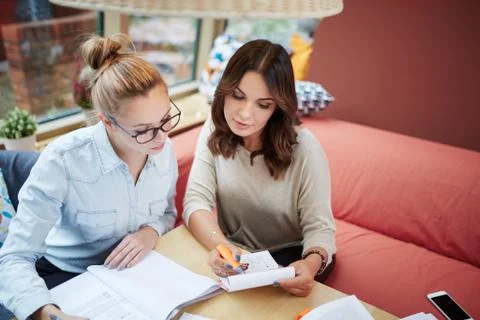 Working hard together Stock Photos