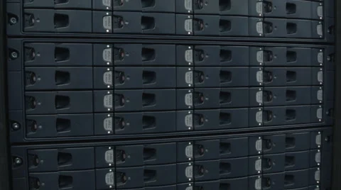 Working HDD array Video stock 57750768