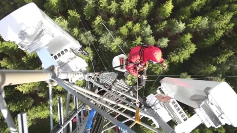 Working at Heights Stock Footage 316764877