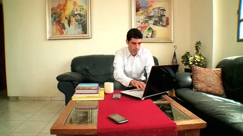 Working from Home 1 Stock Footage 10910522