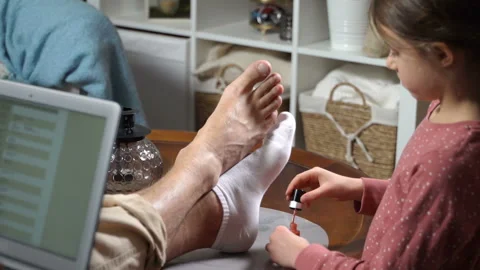 Working from home distractions Stock Footage 128301302