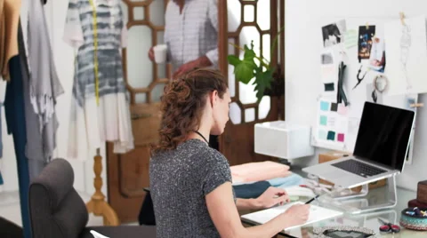 Working from home Stock Footage 55651366