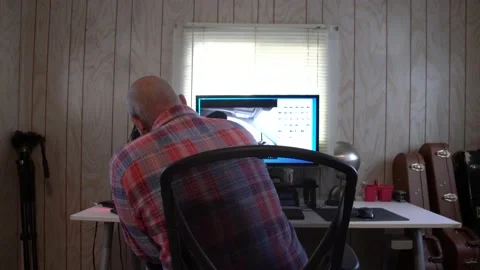 Working from home Stock Footage 167095337