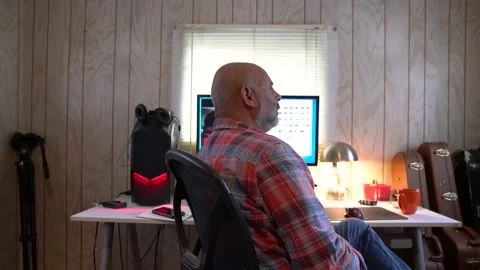 Working from home Stock Footage 167095349