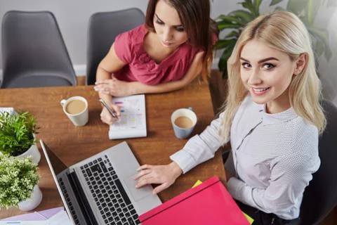 Working at home office Stock Photos