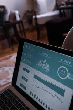 Working as home office Stock Photos
