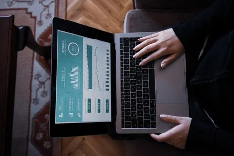 Working as home office Stock Photos