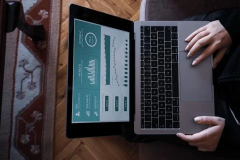 Working as home office Stock Photos