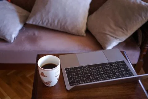 Working as home office Stock Photos