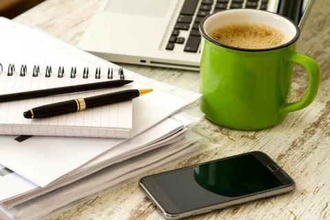 Working at home Stock Photos