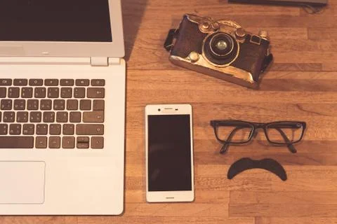 Working at home Stock Photos