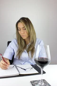 Working from home Stock Photos