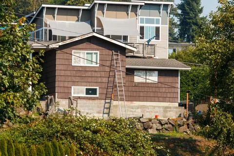 Working on the house Stock Photos