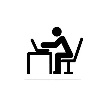 Working Icon. Vector concept illustration for design. Stock Illustration