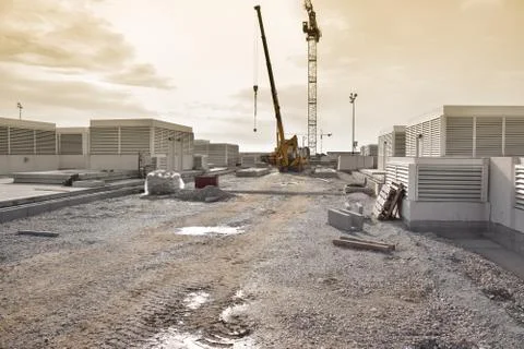 Working inside a construction site Stock-Fotos