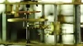 Working internal alarm clock mechanism HD Footage