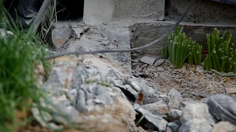 Working with jackhammer Stock Footage 70026422