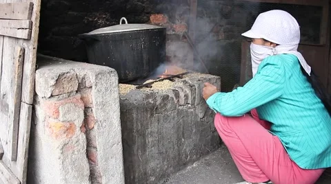 Working in the kitchen, cooking food Stock Footage 45919509