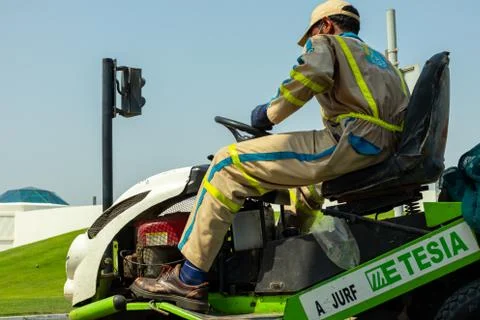 Working labour in field , UAE Foto stock