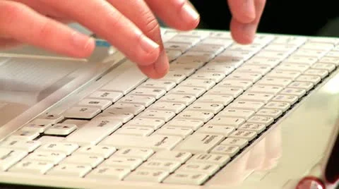 Working on a Laptop 5 Stock Footage 10910709