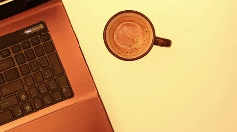 Working on laptop Stock Footage 11147624