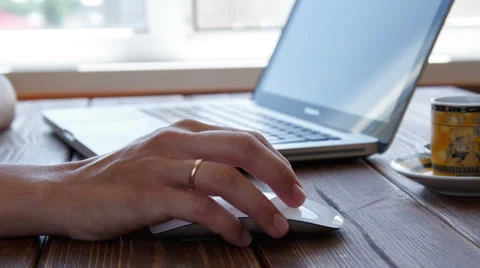 Working on laptop Stock Footage 52375921