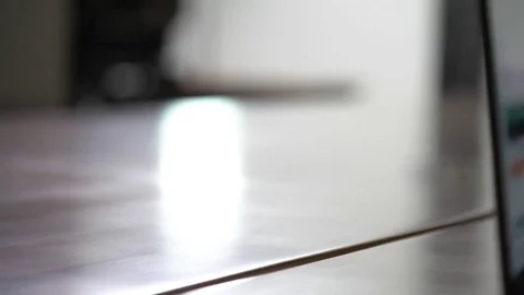 Working on Laptop Stock Footage 74714799