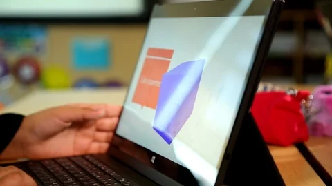 Working On A Laptop 스톡 동영상 99188405