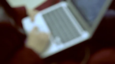 Working with laptop Stock Footage 126609153