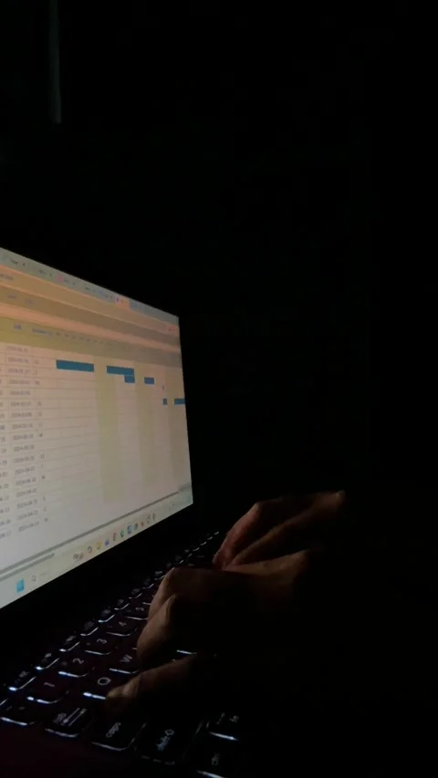 Working on a laptop Stock Footage 332751194