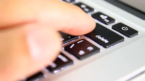 Working on laptop, hands typing Stock Footage 47101015