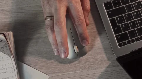 Working at the laptop in the office Stock Footage 307598571