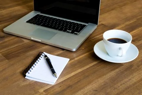 Working with the laptop Stock Photos